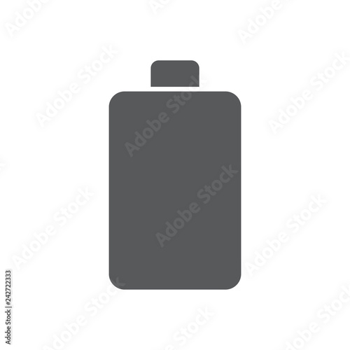 Battery icon on white background for graphic and web design, Modern simple vector sign. Internet concept. Trendy symbol for website design web button or mobile app