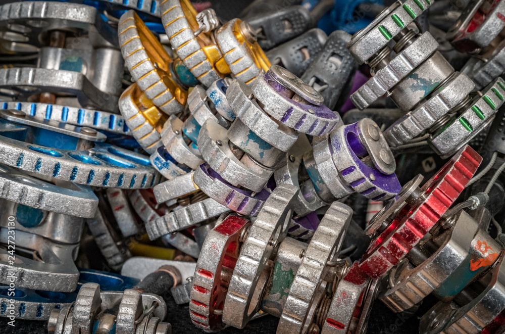 Fototapeta premium Rock Climbing Gear 