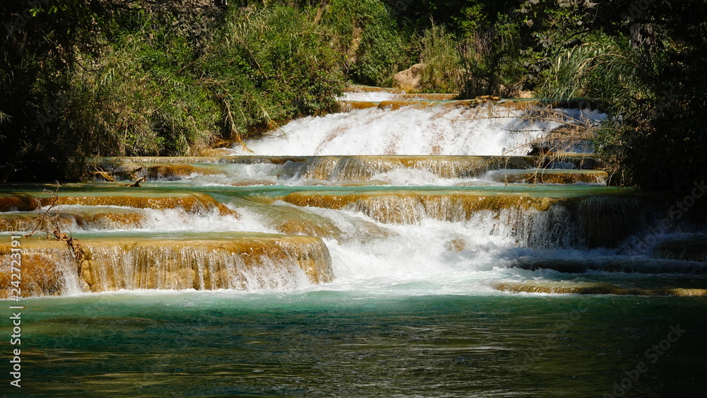 Obraz premium Waterfall in Chiapas Mexico