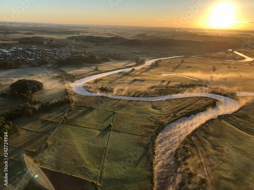 Naklejka Narew kręta