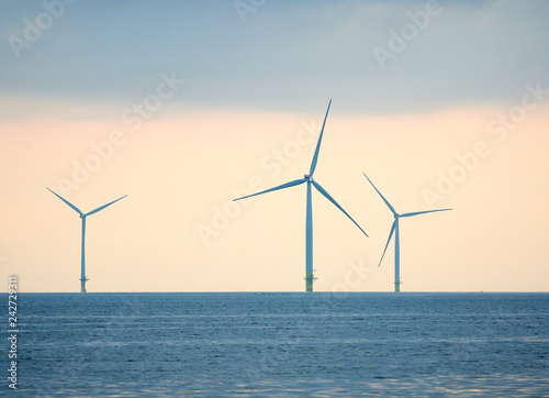 Offshore wind turbines for renewable energy production