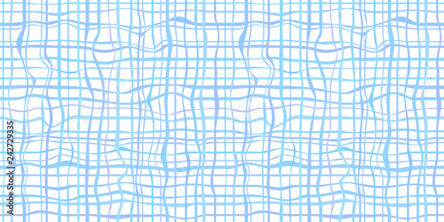 Seamless abstract pattern. Checkered multicolored background with lines and waves. Colorful geometric texture. Dinamic colored backdrop. Lineal wallpaper. Decorative style. Line art creation