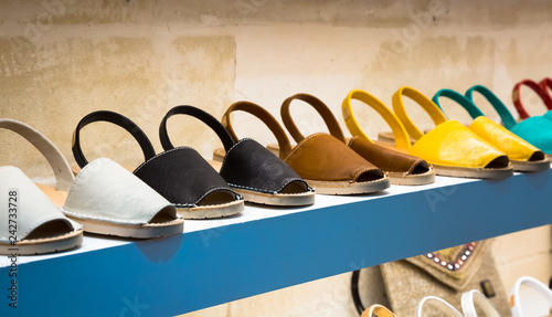 Shopping for Avarca (Menorca sandals) photo