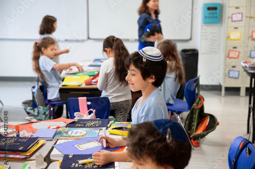 Fotografia Smiling boy in classroom