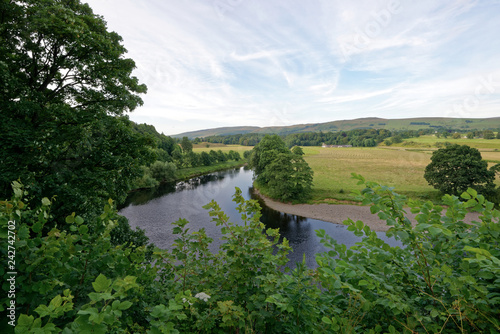 England - Kirkby Lonsdale - Ruskin's View - River Lune photo