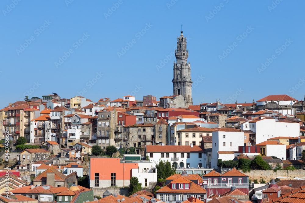 Beautiful Lisbon cityscape at summer. Traditional architecture
