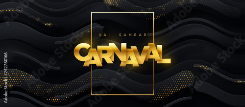 Carnival paper label