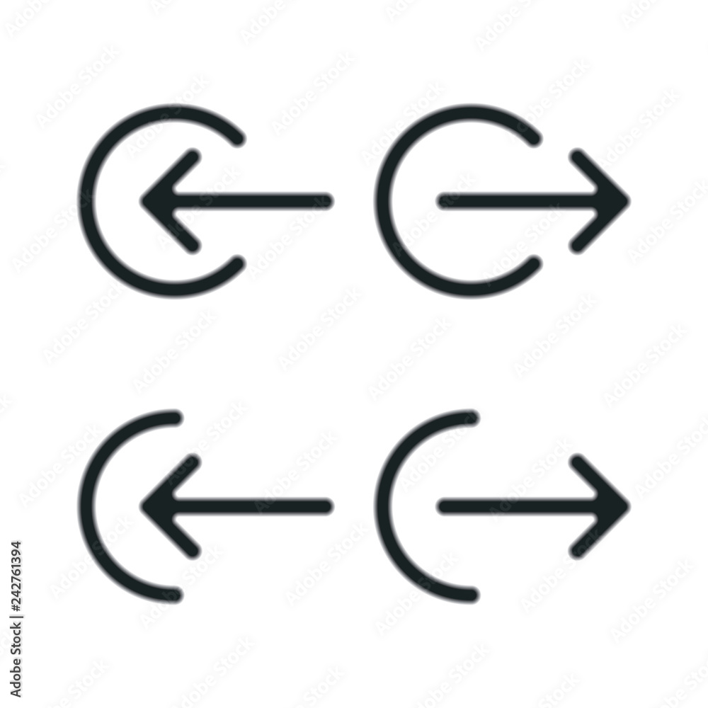 Logout and login blurred icons. Vector Logout and login blurred icons. Vector