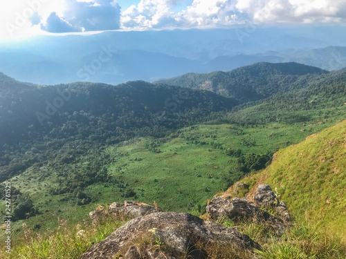 beautiful landscape of mon jong mountain at Chaing mai, Thailand