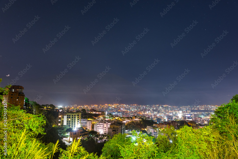 Caracas City at night
