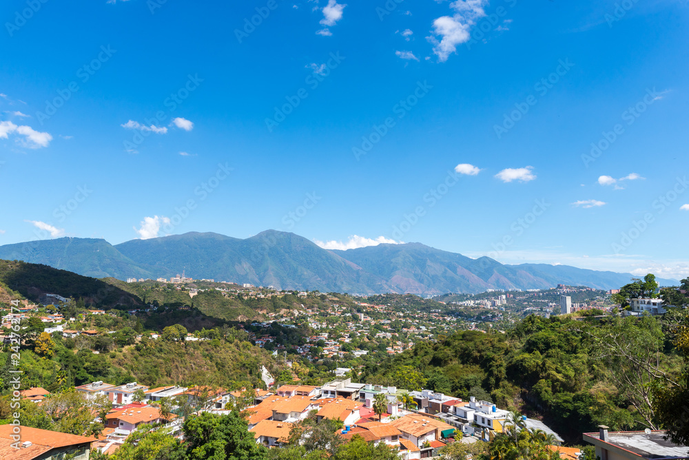 Aerial View of Caracas City