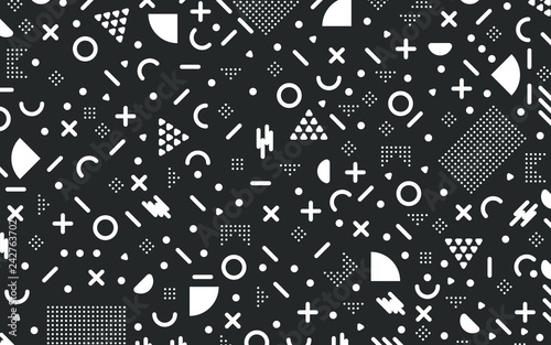 Memphis pattern Minimal geo...