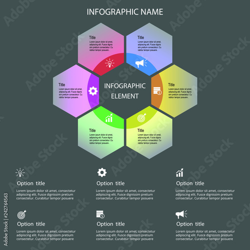 infographics design template
