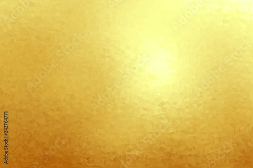 Gold foil texture background. Abstract vector illustration