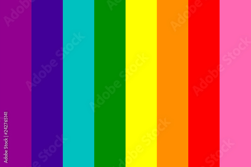 Rainbow graphics for advertising background