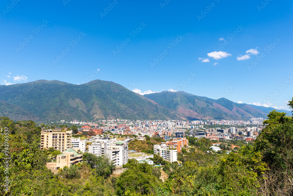 Panoramic View of Caracas City