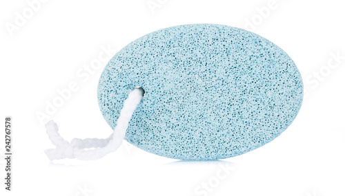 pumice stone for scrubbed and body care isolated on white backgroun