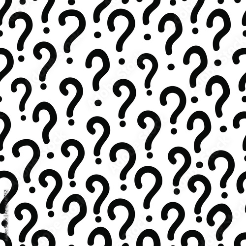 Question Mark Seamless Patt...
