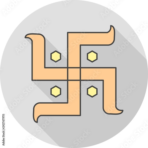 vector hindu sign icon