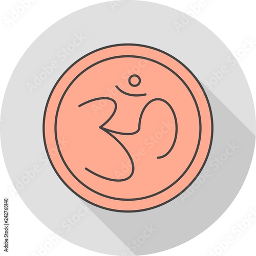 vector sign hindu icon