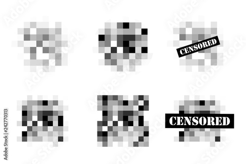 Censored vector template.