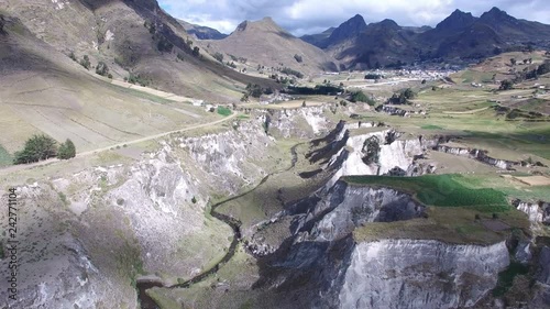 Quilotoa is a water-filled caldera and the most western volcano in the Ecuadorian Andes. 