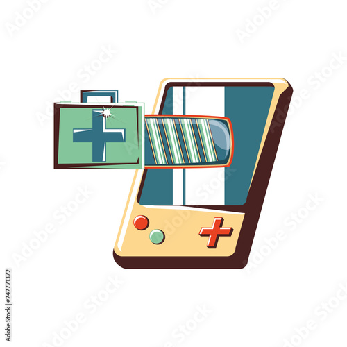 retro video game portable device