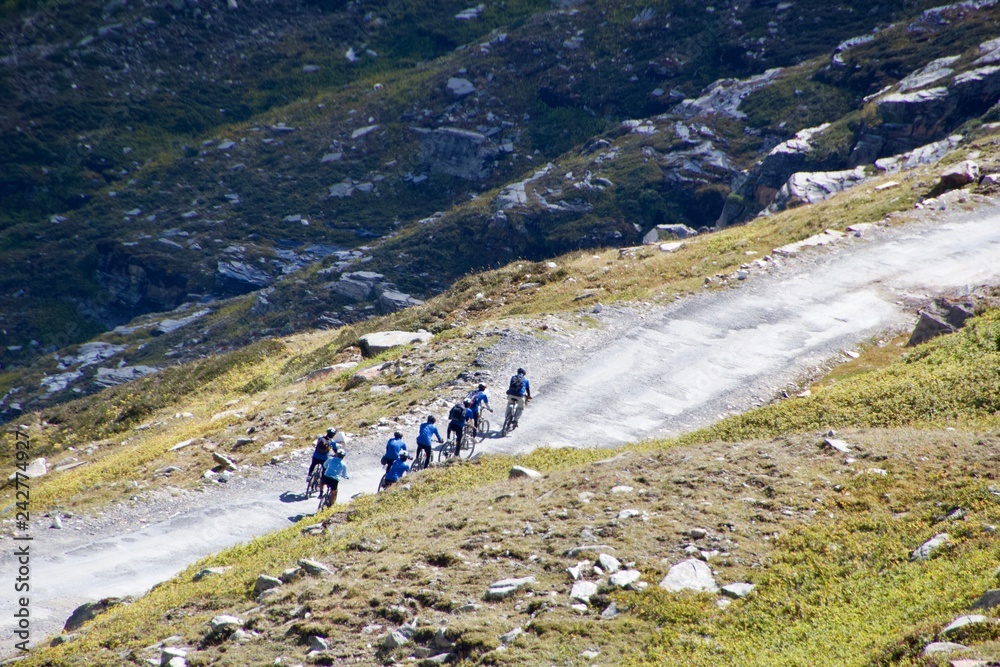 Ride through the mountains