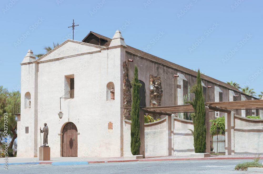 Mission San Gabriel Arcangel in Los Angees County, California.