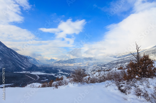 Winter and Snow in the Swiss Alps © kisstock