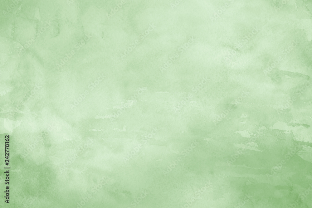Green ink and watercolor textures on white paper background. Paint leaks and ombre effects. Hand painted abstract image. Green ink and watercolor textures on white paper background. Paint leaks and ombre effects. Hand painted abstract image.