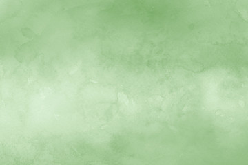 Crédence de cuisine Ombre Green ink and watercolor textures on white paper background. Paint leaks and ombre effects. Hand painted abstract image.  © artistmef