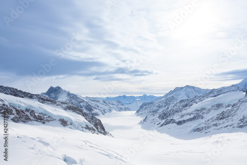 Winter and Snow in Jungrau, Switzerland © kisstock