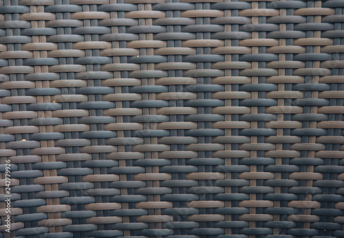 Rattan texture background. Texture wicker brown plastic