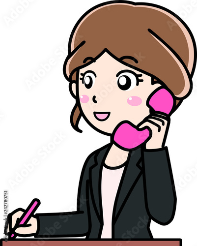 女性-会社員OLコールセンターテレアポ