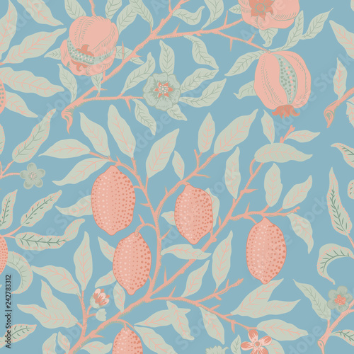 Fruit or Pomegranate by William Morris (1834-1896). Original from The MET Museum. Digitally enhanced by rawpixel.