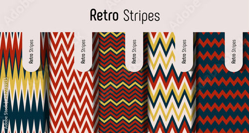 striped retro pattern