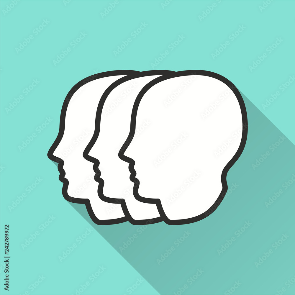 People - vector icon for graphic and web design. People - vector icon for graphic and web design.