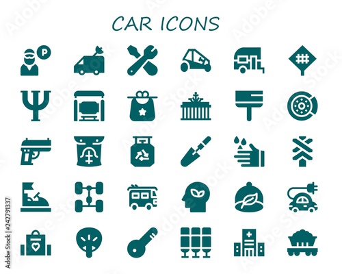  car icon set