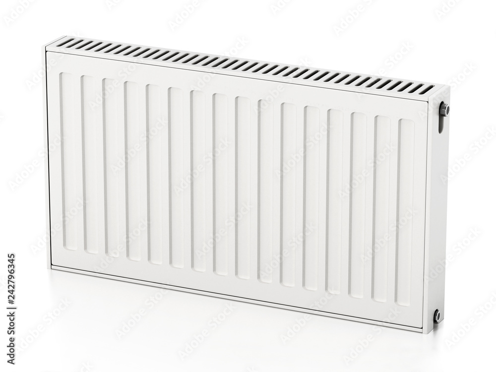 Radiator isolated on white background. 3D illustration Radiator isolated on white background. 3D illustration