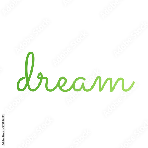 Dream inspirational quote- a cherished aspiration, ambition, or ideal
