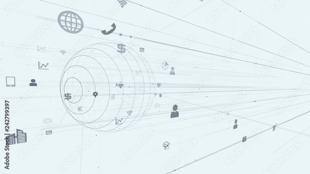 Communication network concept. Communication network concept.