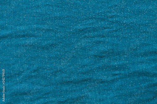 Blue Fabric Background or Texture.
