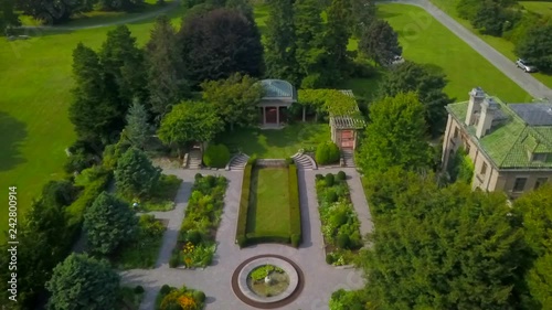 Aerial: Green Garden and Mansion Harkness Memorial State Park photo