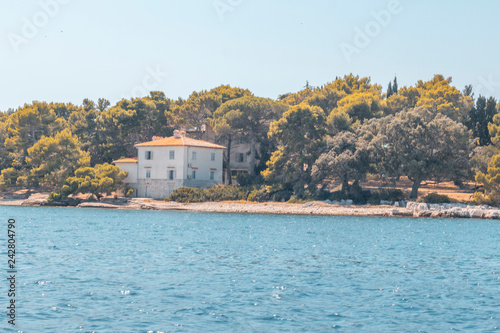 mediterranean house on the beach