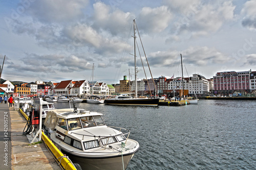 Bergen fishing port, Norway.Photographing the old town of Bergen. Photo taken on: June 9, 2015