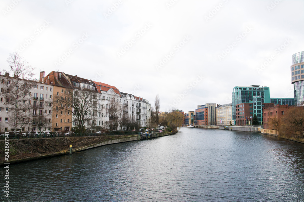 Fototapeta premium Spree river, Berlin, Germany