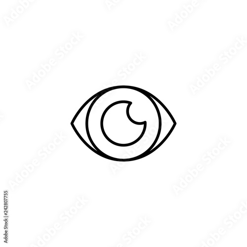 eye icon vector