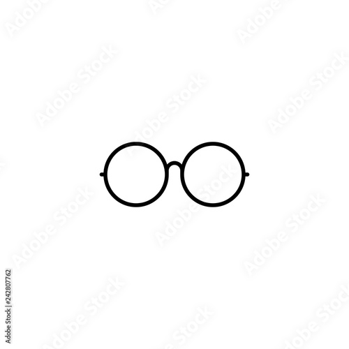 eye glasses icon vector