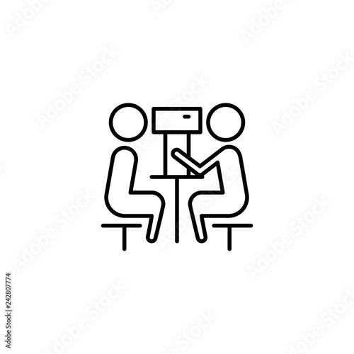 optometrist icon vector